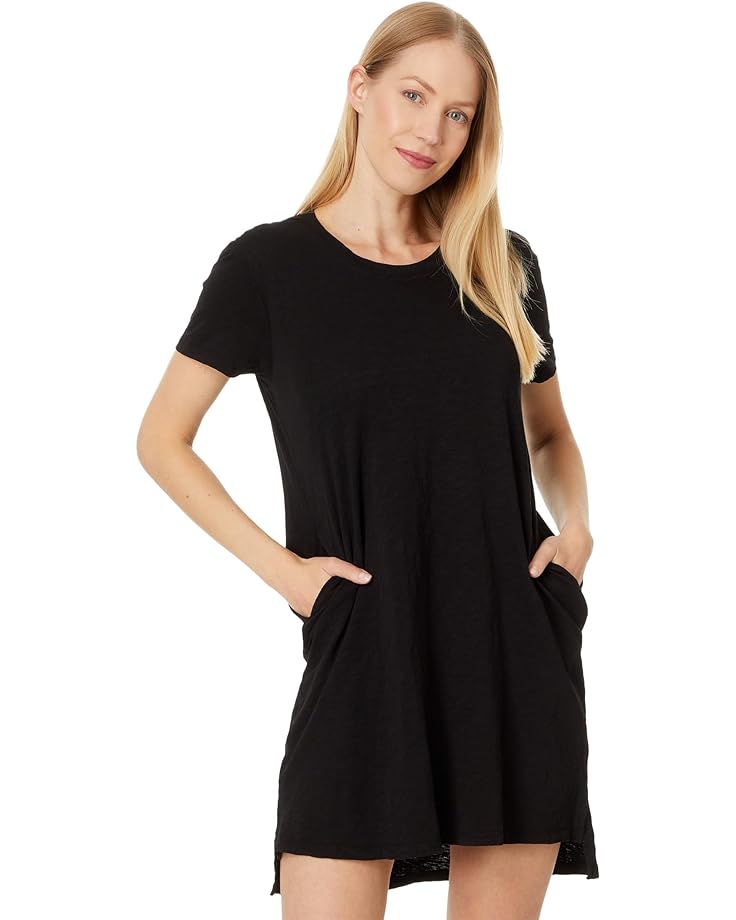 

Платье Mod-o-doc Short Sleeve Open Crew Neck T-Shirt, черный