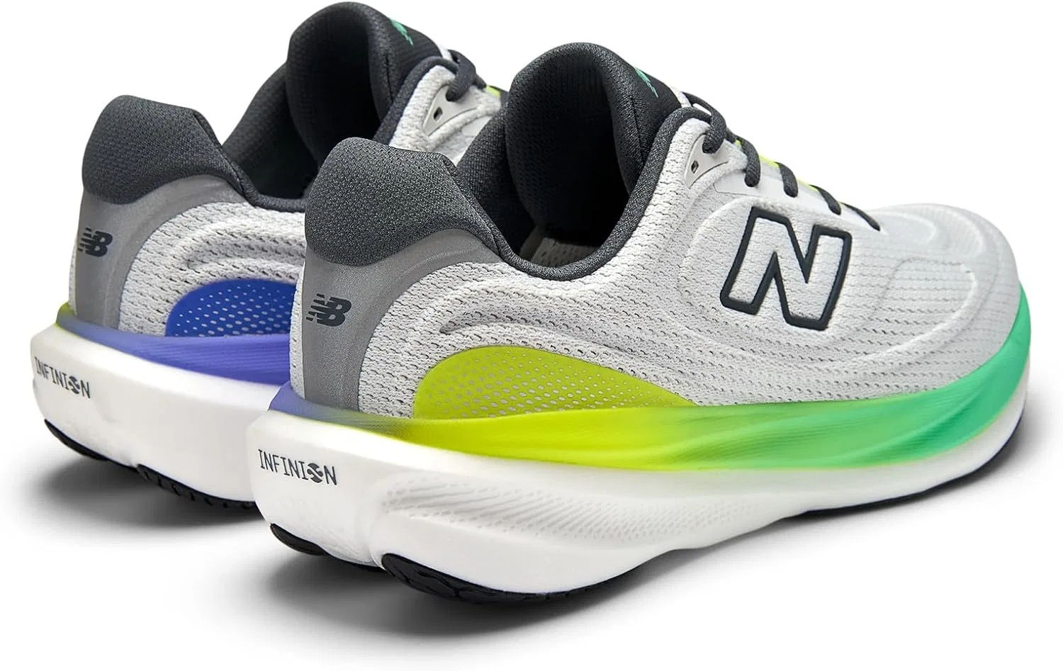 Кроссовки New Balance Running Model M1080 7RO - Medusa Green Dark Silver Metallic Salt Water 44 — фото 4