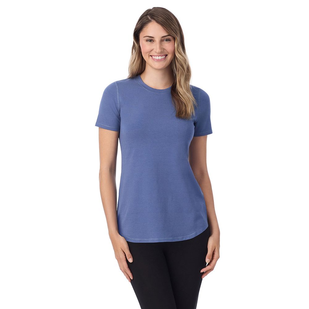 

Женский топ Cuddl Duds Climatesmart с длинными рукавами, цвет Smoke Blue