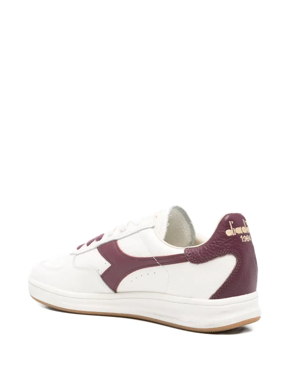 Элитные кожаные кроссовки Dominio Diadora, белый — фото 3