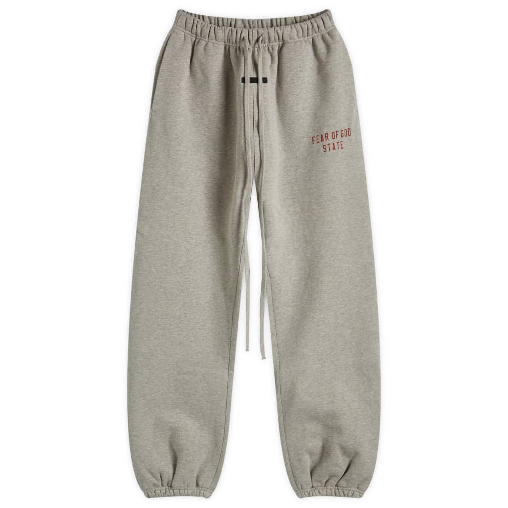 

Флисовые спортивные брюки Fear Of God Essentials, цвет dark heather