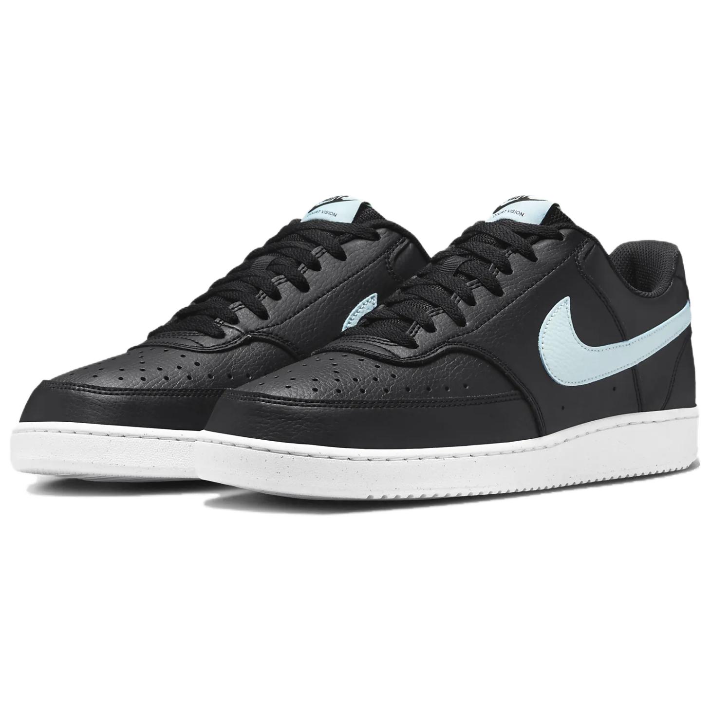 Кроссовки Nike Court Vision Skateboarding Shoes Men Low-top Black/grey, черный/серый — фото 3