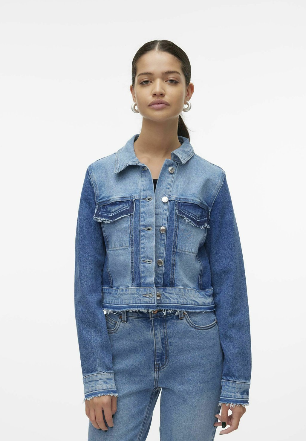 

Джинсовая куртка EZRA Vero Moda, синий деним