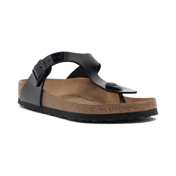 Шлепанцы Gizeh с добавлением кожи Birkenstock, черный