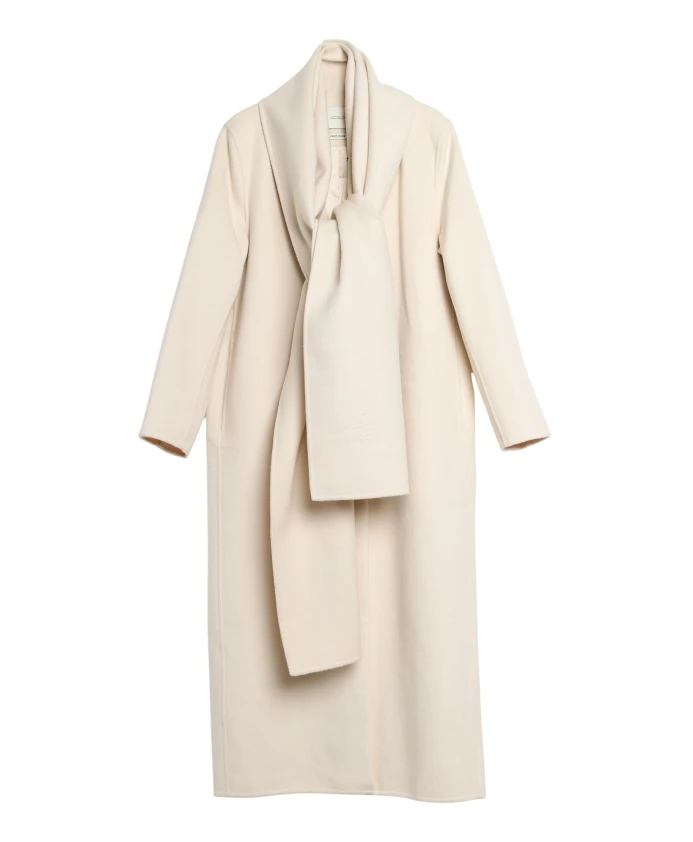 

Пальто-Накидка с шарфом, шерстяная смесь Vicolo, бежевый