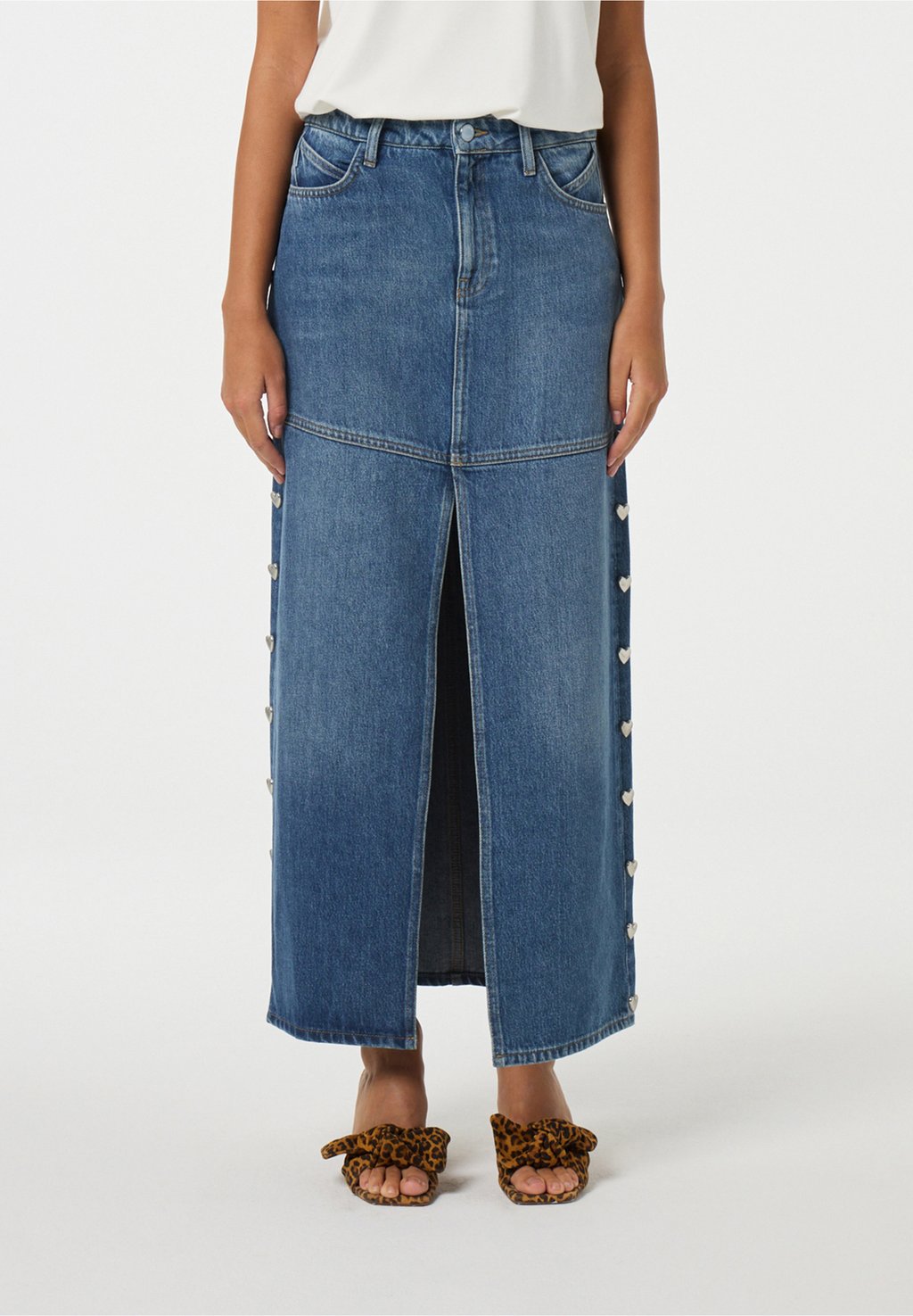 

Джинсовая юбка MAYA - Maxi skirt Fabienne Chapot, цвет Dark Blue Denim