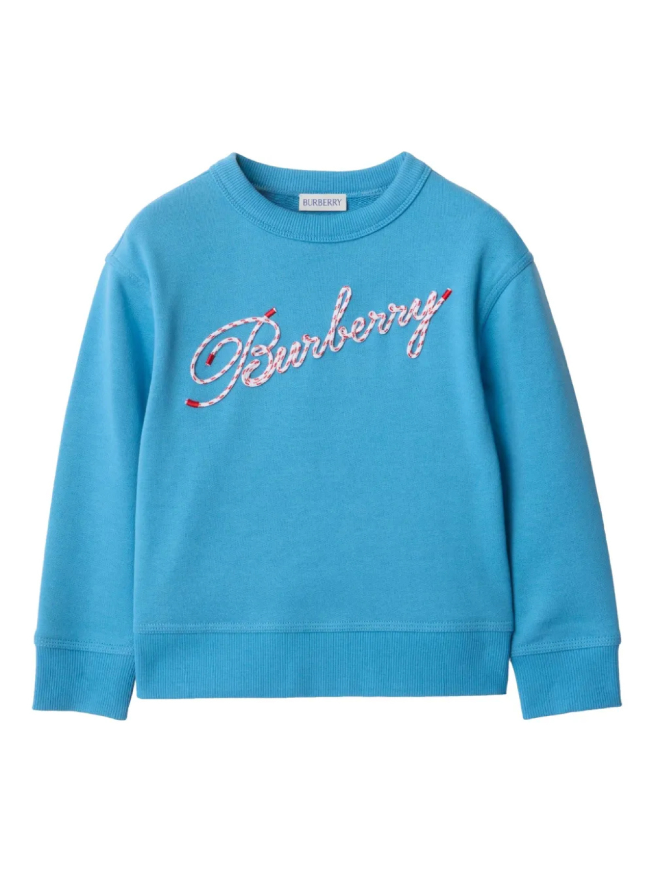 

Толстовка с логотипом Burberry Kids, синий
