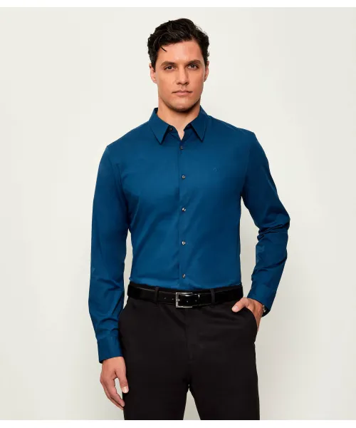 

Рубашка Slim fit Calvin Klein, синий