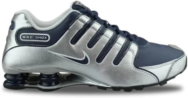 Кроссовки NIKE Shox NZ Midnight Navy Metallic Silver 378341-402