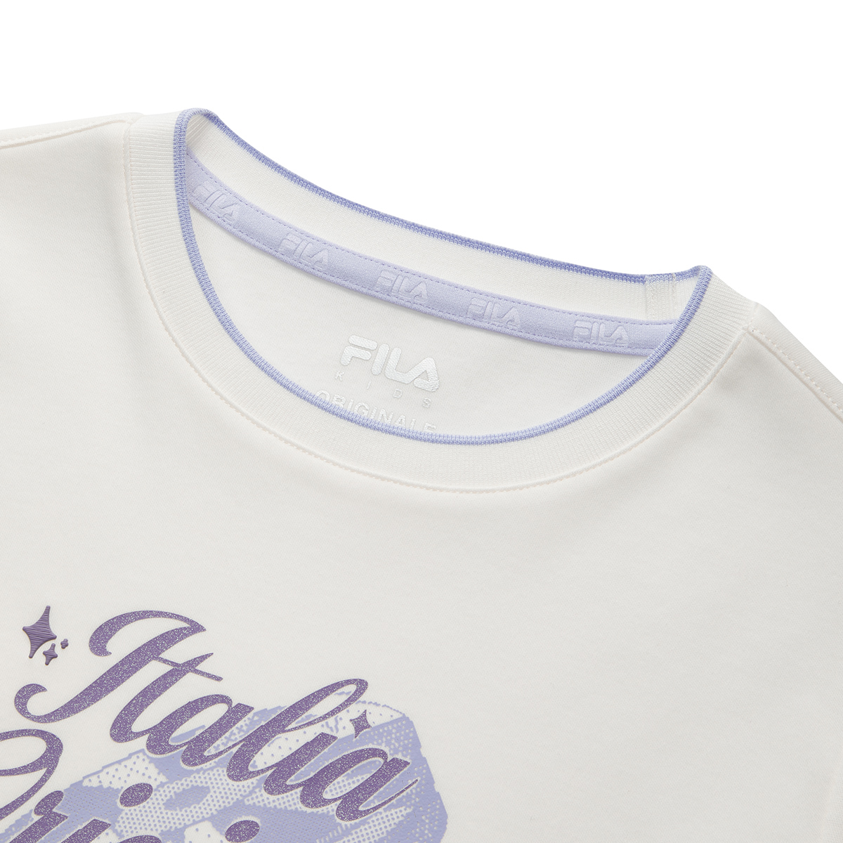 FILA KIDS Футболка Cloud White детская — фото 4