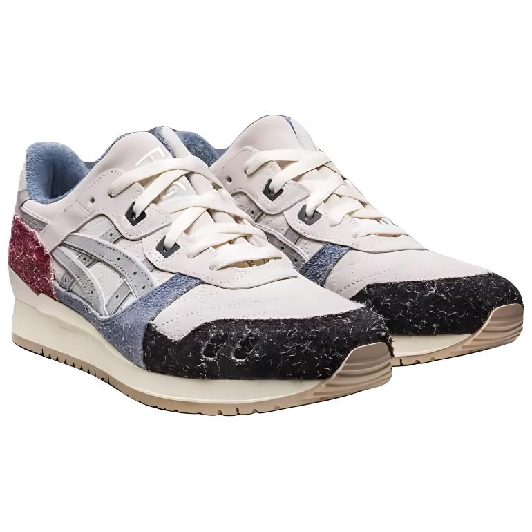 Кроссовки KITH X Asics Gel Lyte 3 '07 Remastered "Seoul", серый/серебряный/черный — фото 3