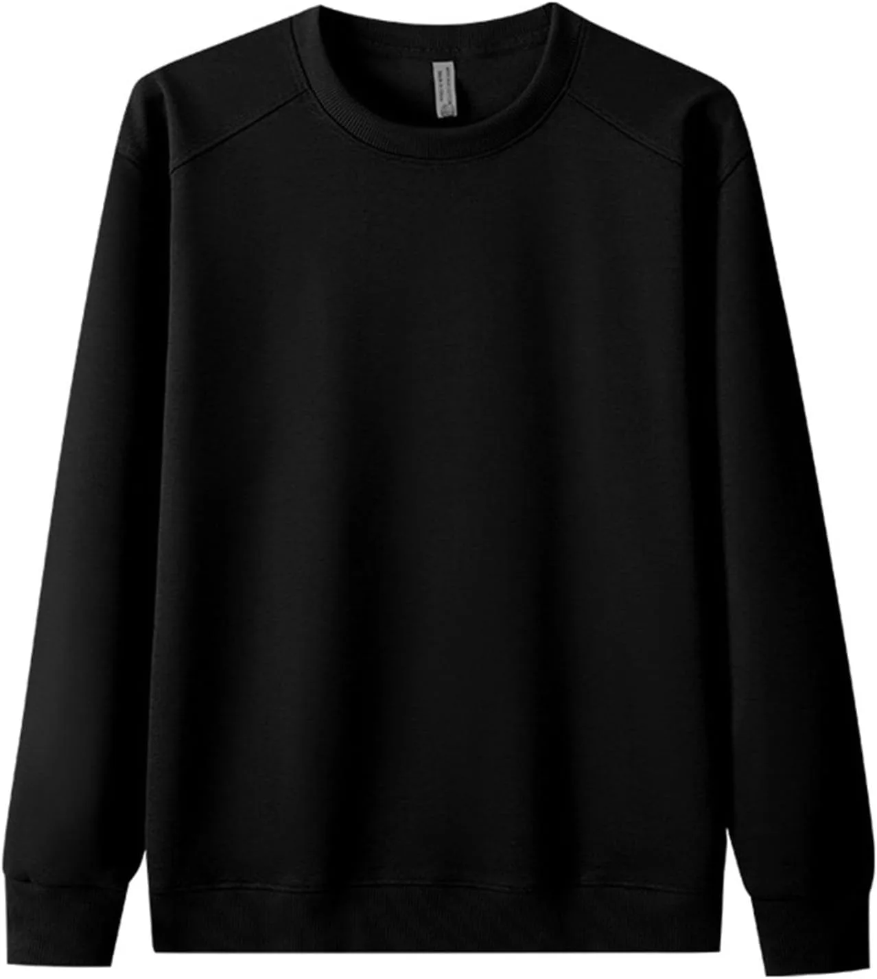 

Мужская футболка Casual Solid Color Loose Crewneck