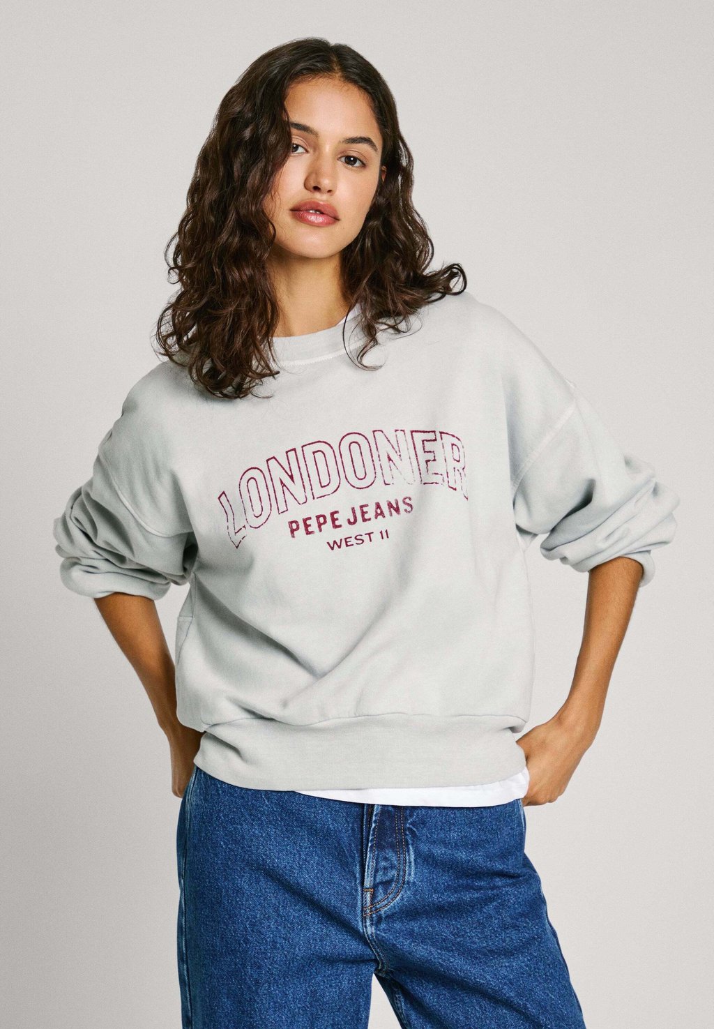 

Толстовка FIORELINA Pepe Jeans, серый