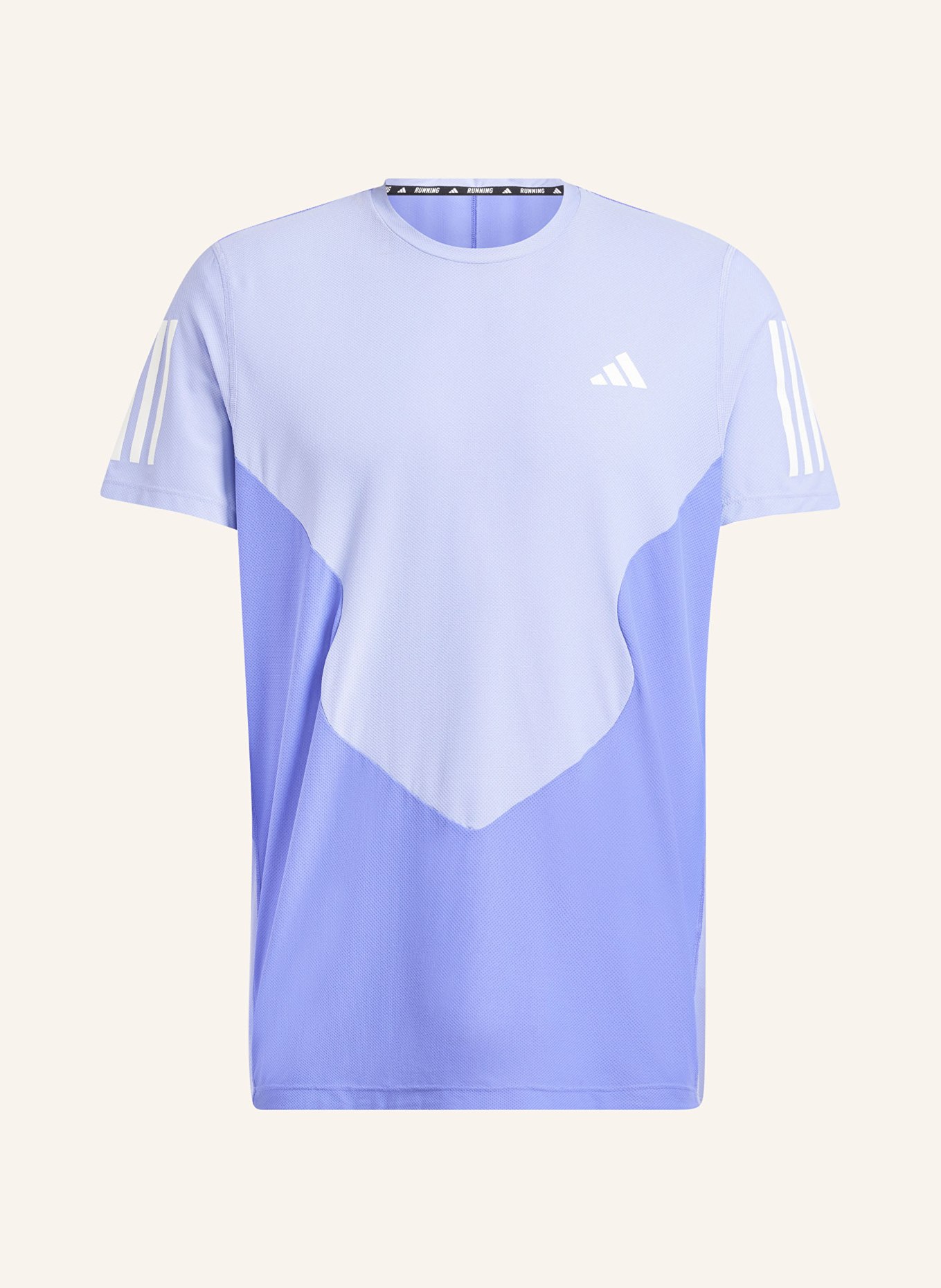 

Футболка own the run colorblock adidas, цвет HELLBLAU/BLAU