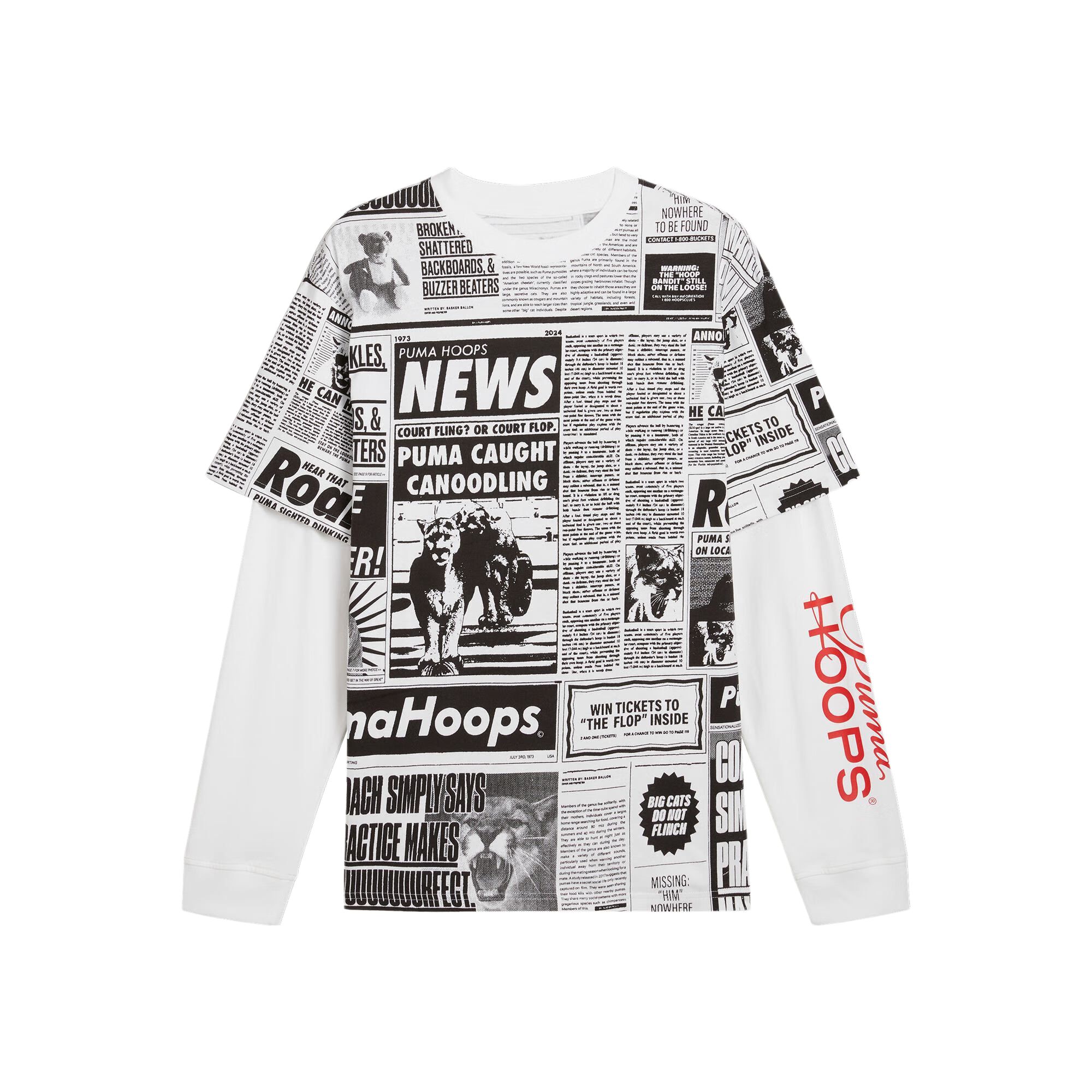 

Футболка Media Day SS25 мужская PUMA, черно-белый