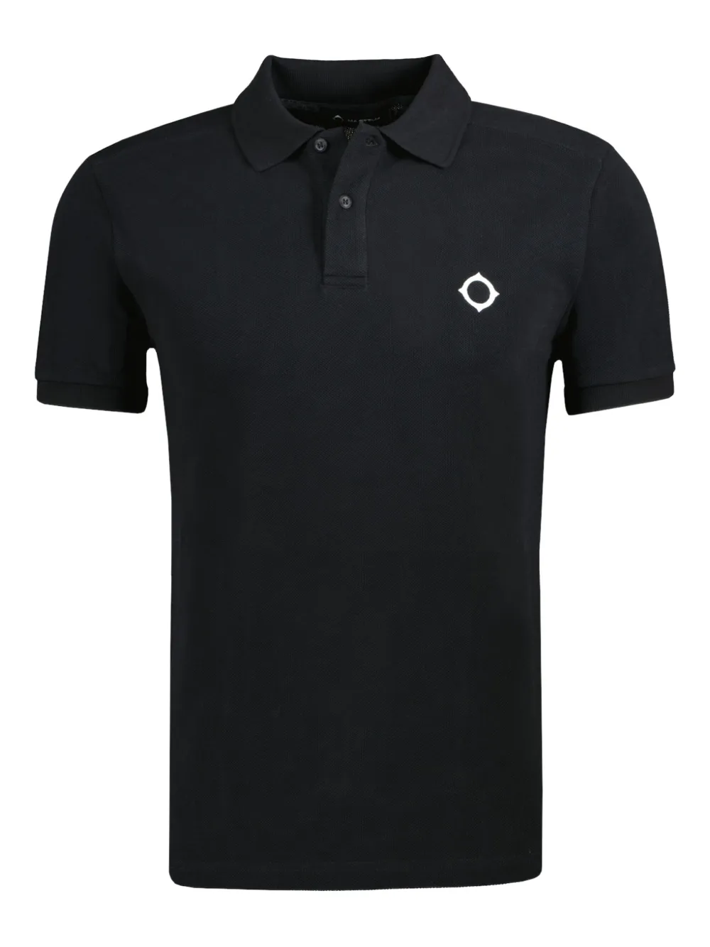 

Поло с логотипом Ma.Strum, черный