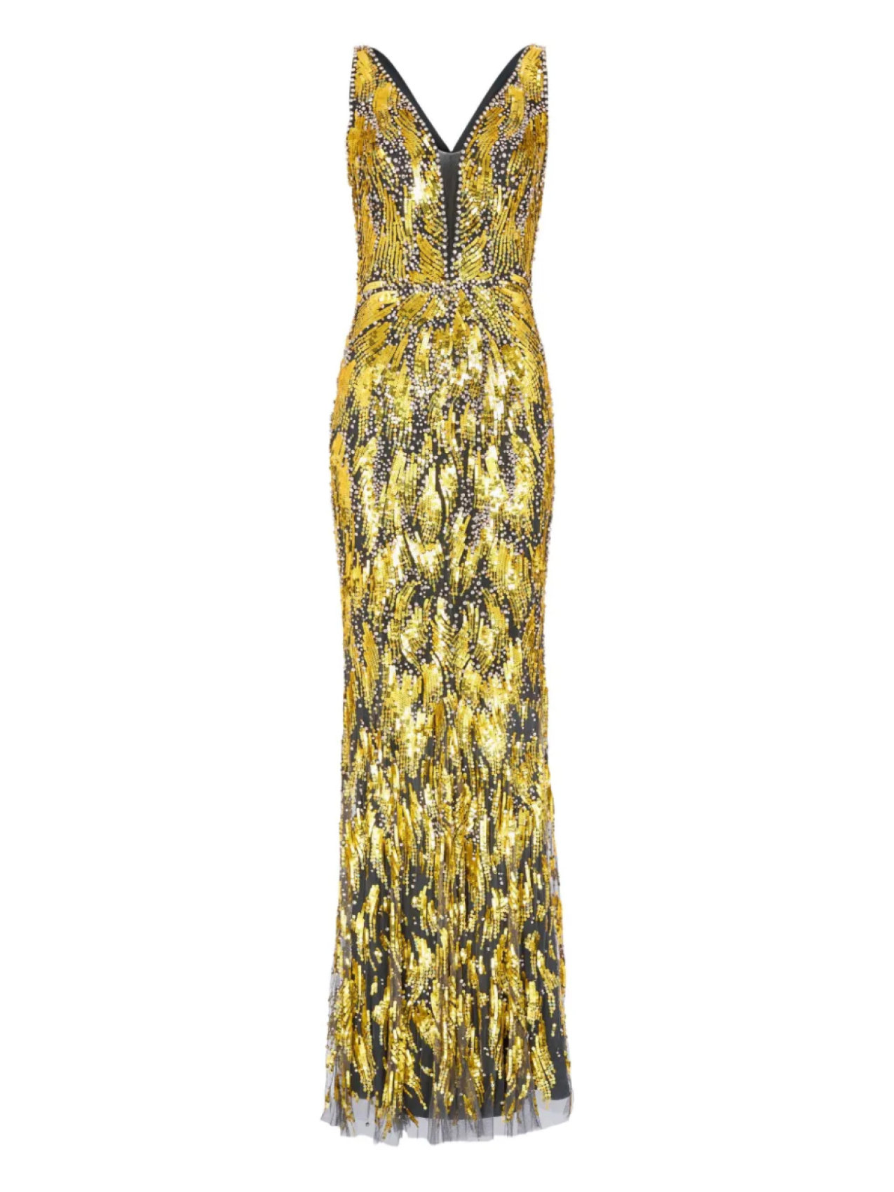 

Jenny Packham платье макси Marion, желтый
