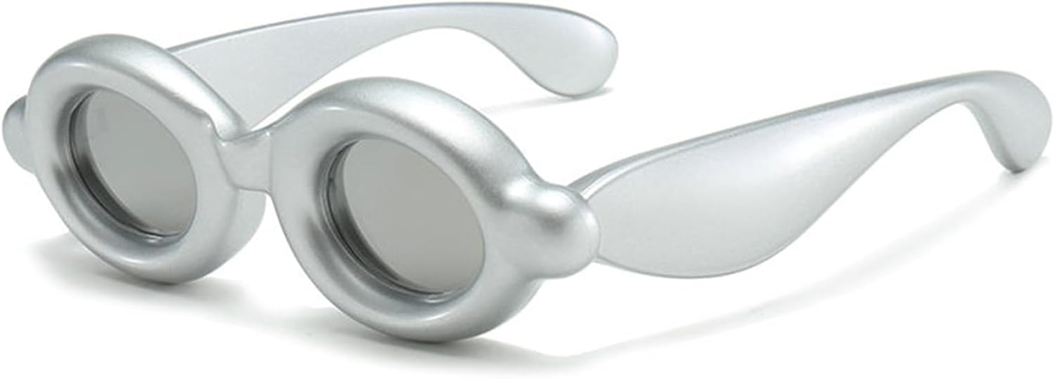 

Солнцезащитные очки Willochra Retro Oval для женщин, модные солнцезащитные очки в стиле Y2K с металлической оправой и круглым оправой для мужчин, трендовые солнцезащитные очки Shedes с защитой от УФ-излучения UV400, C7