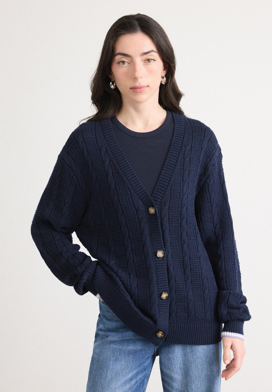 

Кардиган Tommy Jeans CARDIGAN, Dark Night Navy/Dark Blue
