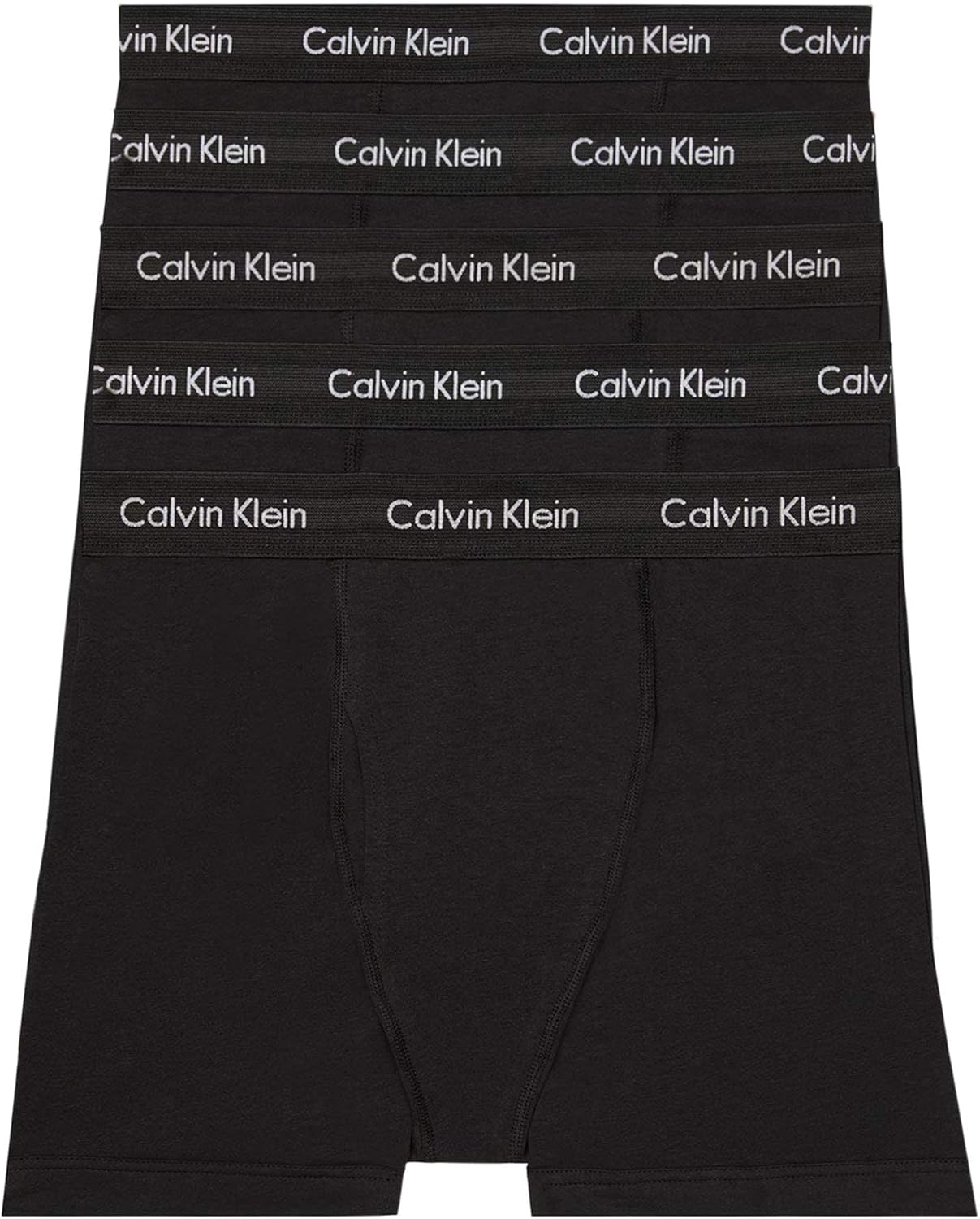 

Комплект из 5 мужских трусов-боксеров Calvin Klein из хлопка и эластичного материала, 5 Black
