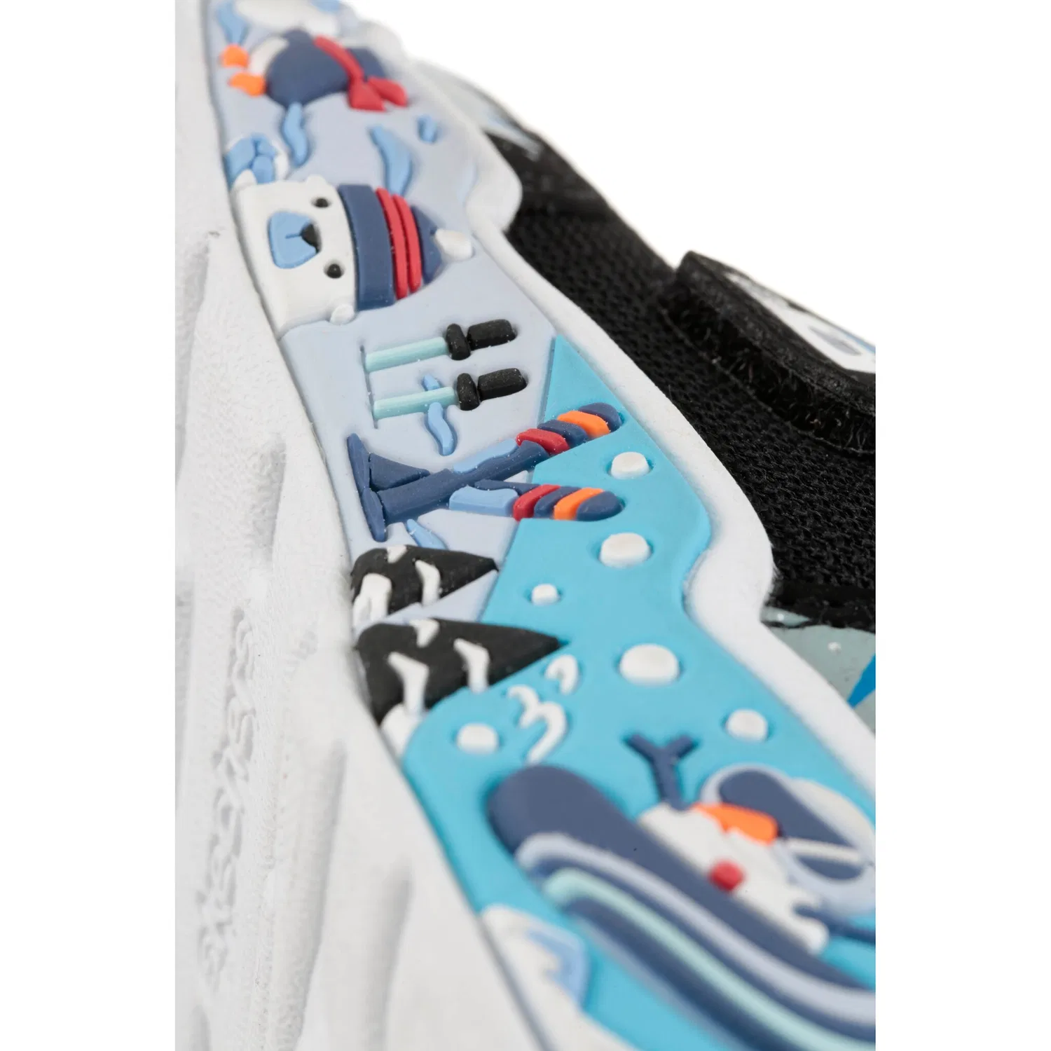 Детские зимние ботинки с теплым флисом Skechers, Black/Multi — фото 3