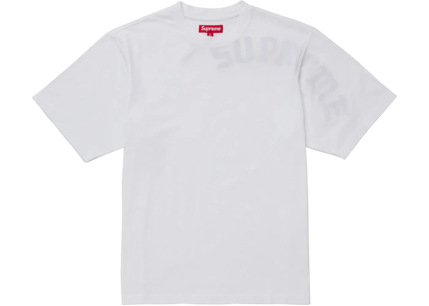 Мужская футболка с принтом Supreme Arc White — фото 2