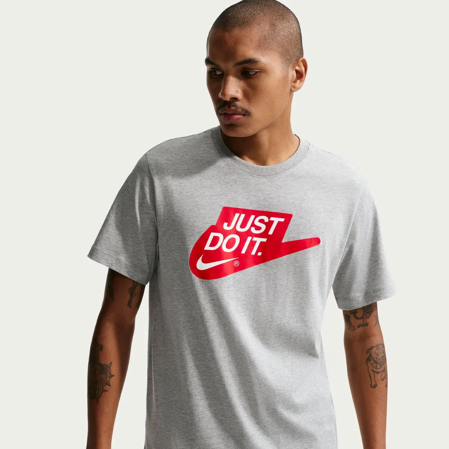 Мужская футболка с коротким рукавом Nike, Heather Navy