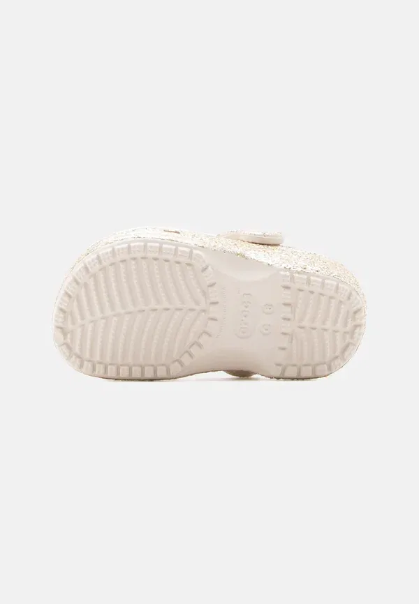 Классические туфли-мюли с крупными блестками Crocs, песочный — фото 4