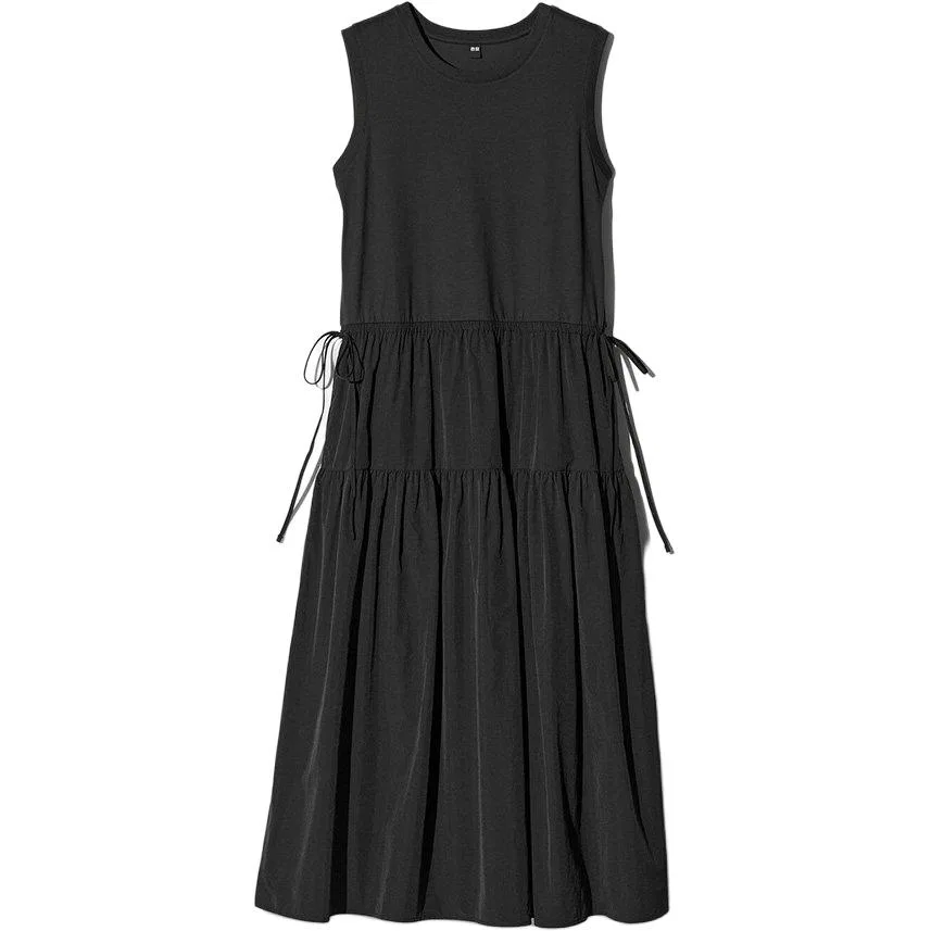 Платье без рукавов Black UNIQLO