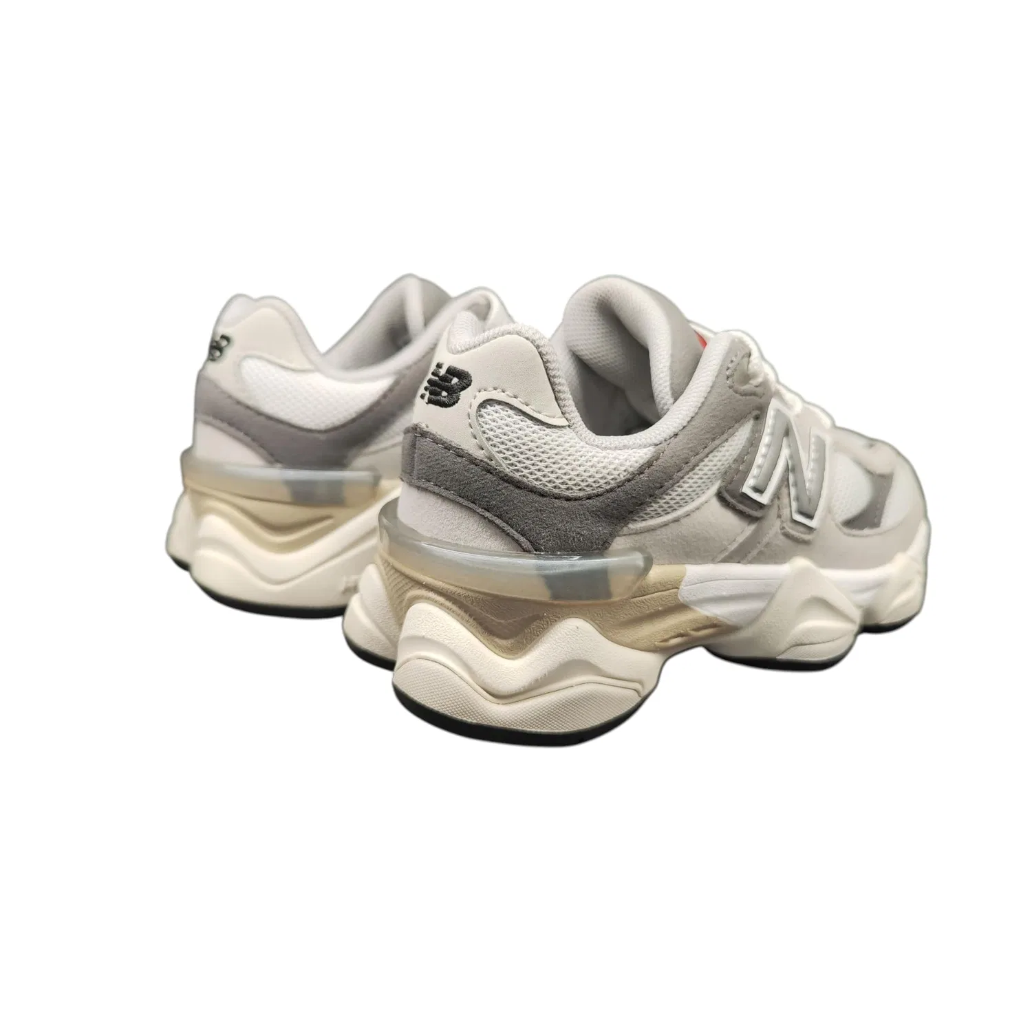 Детские кроссовки для мальчиков с технологией ABZORB 9060 New Balance, Grey — фото 4