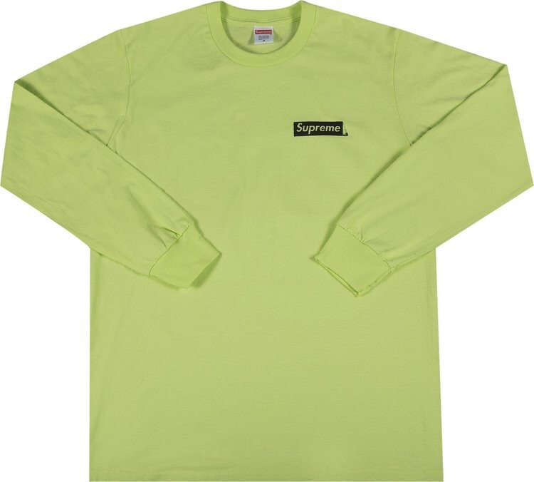 

Лонгслив Supreme Sacred Unique Long-Sleeve Tee 'Neon Green', зеленый