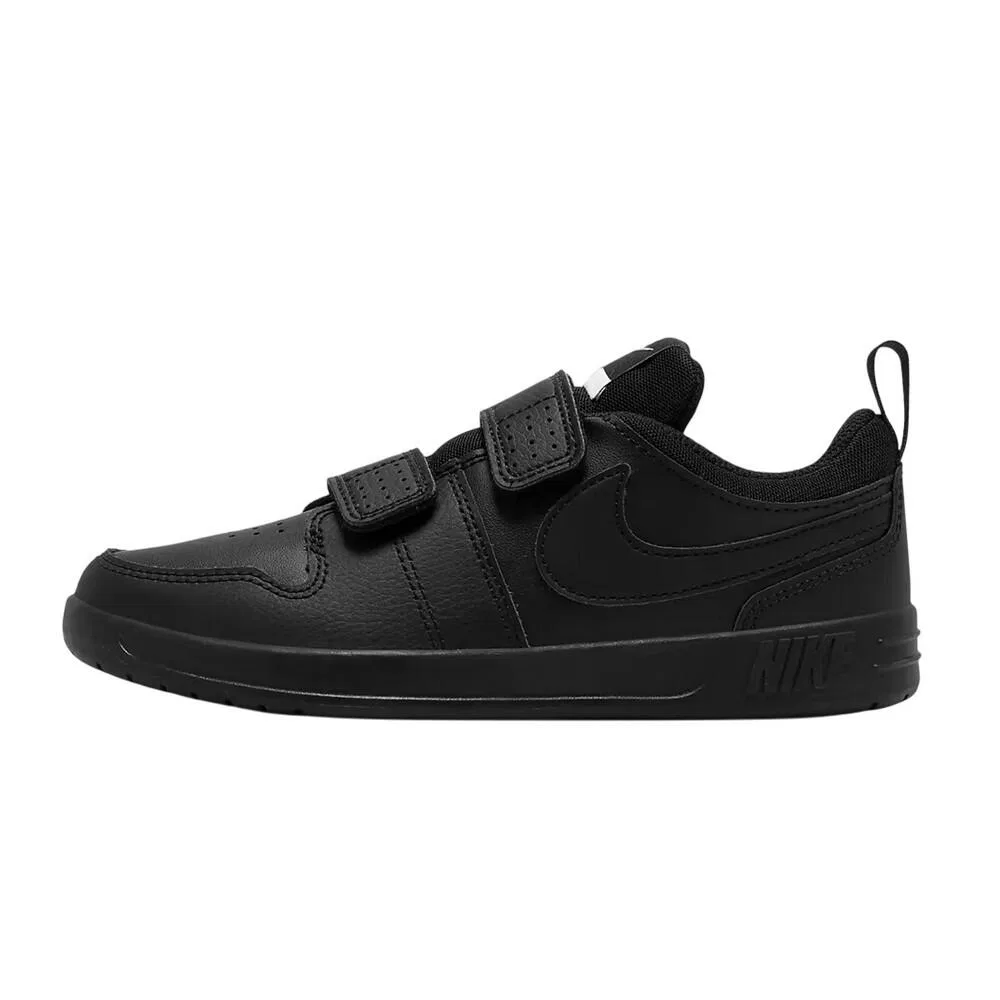 Детские кроссовки на липучках Pico 5 Nike, Schwarz — фото 4