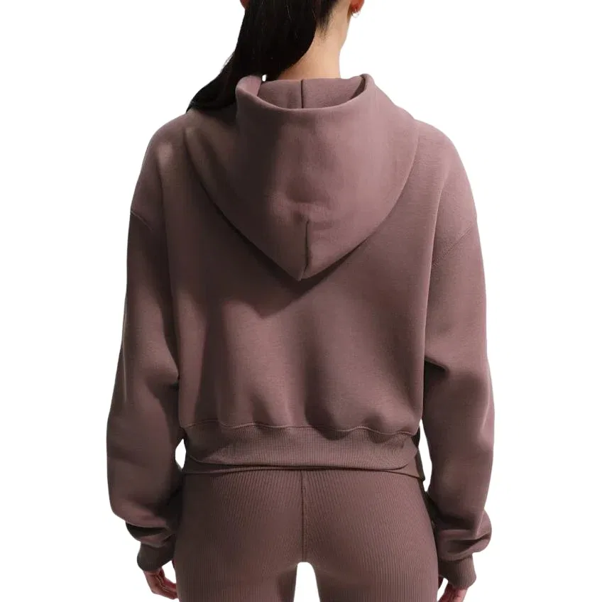 Женское худи Sportswear Phoenix Fleece Oversized Cropped Hoodie Asia Sizing 'Tattoo Sail' Nike, Tattoo/Sail — фото 2