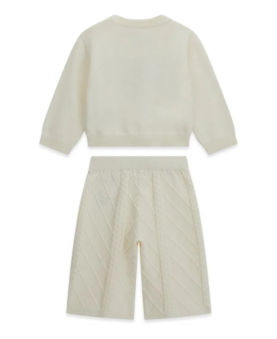 Комплект: джемпер с длинным рукавом и брюки GUESS, Cream — фото 2