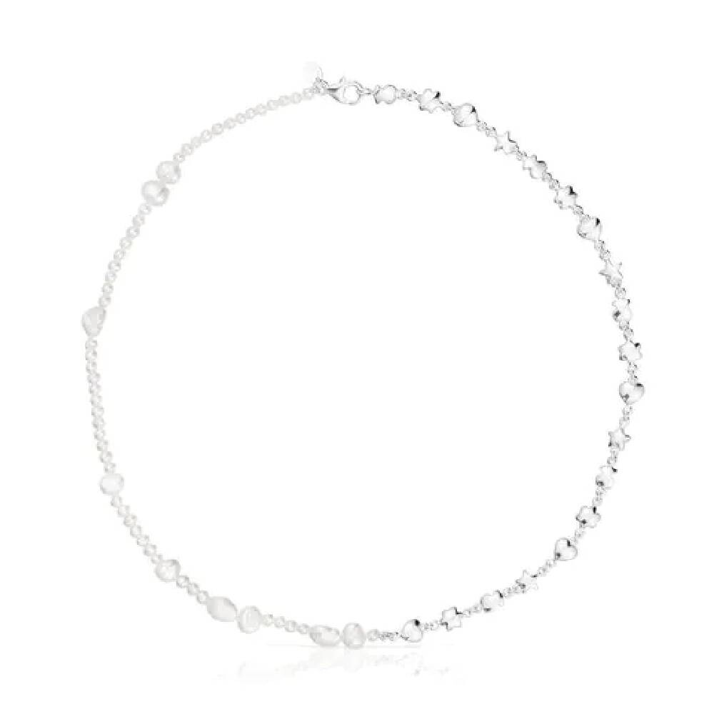 

Колье Tous Cultured Pearls Mini Icons, серебро/жемчуг