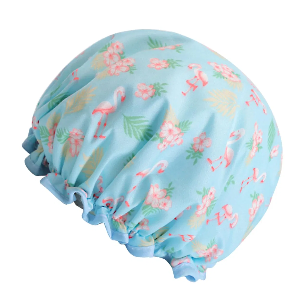 Шапочка для душа with Cartoon Motif, Double Layer, FOYTOKI, 27x15cm, Blau