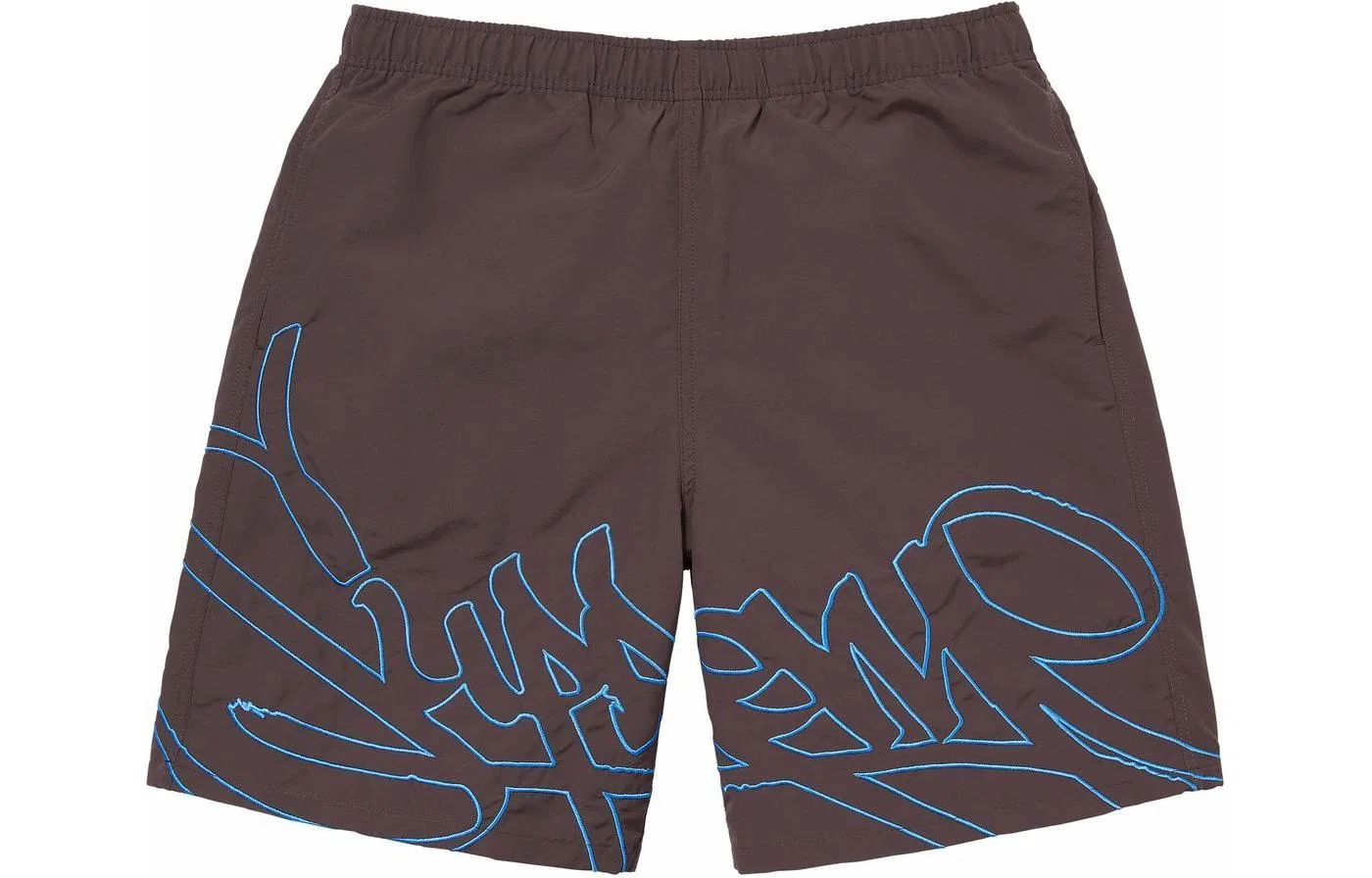 Шорты Supreme Tag Water, Brown/Brown