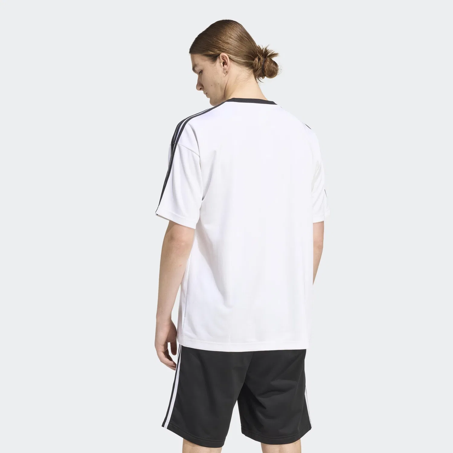 Мужская футболка джерси с принтом Adidas Originals, White — фото 2