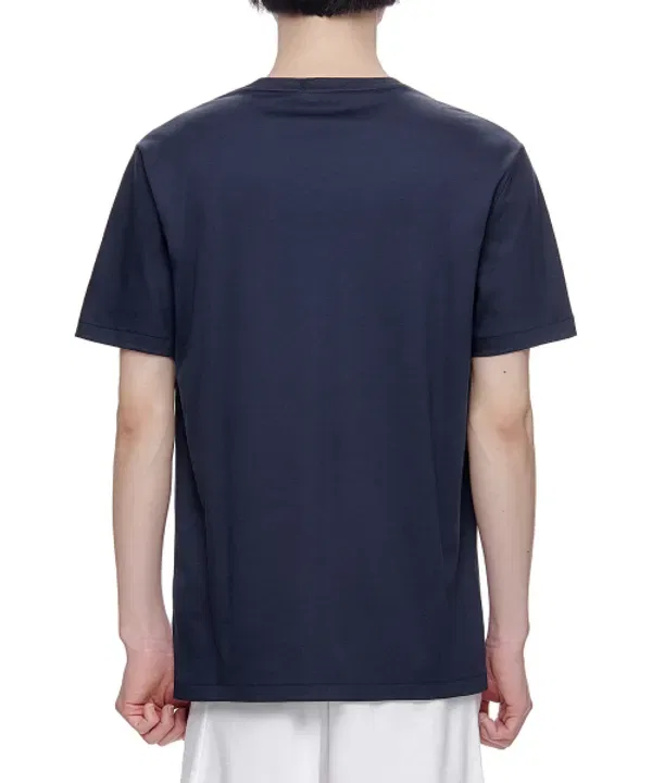 Футболка с длинным рукавом, slim fit, хлопок, Polo Ralph Lauren, темно-синий — фото 3