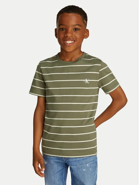 Комплект футболок regular fit Calvin Klein Jeans, зеленый