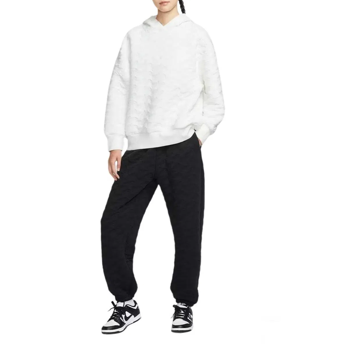 Женские спортивные штаны Nike Sportswear Phoenix Fleece, Black — фото 4