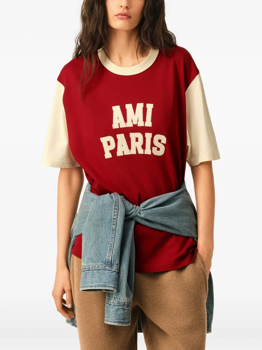 Футболка AMI Paris, красный