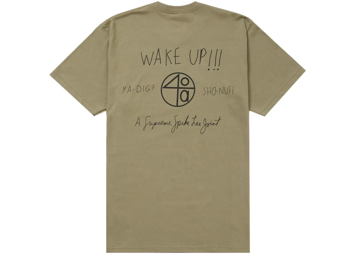 Мужская футболка с принтом Supreme 40 Acres Spike Tee, Olive — фото 2
