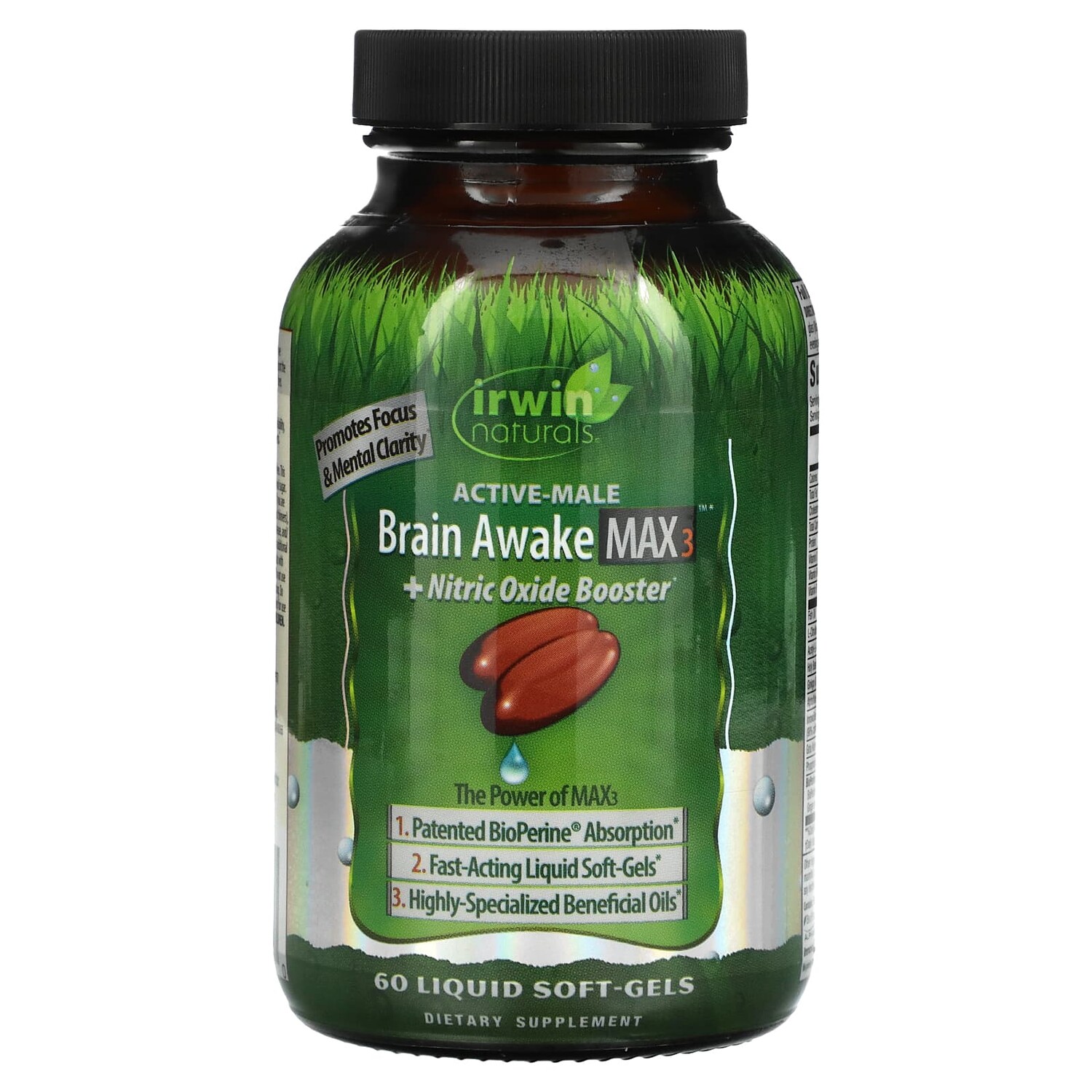 

Бустер Irwin Naturals с оксидом азота, 60 желатиновых капсул