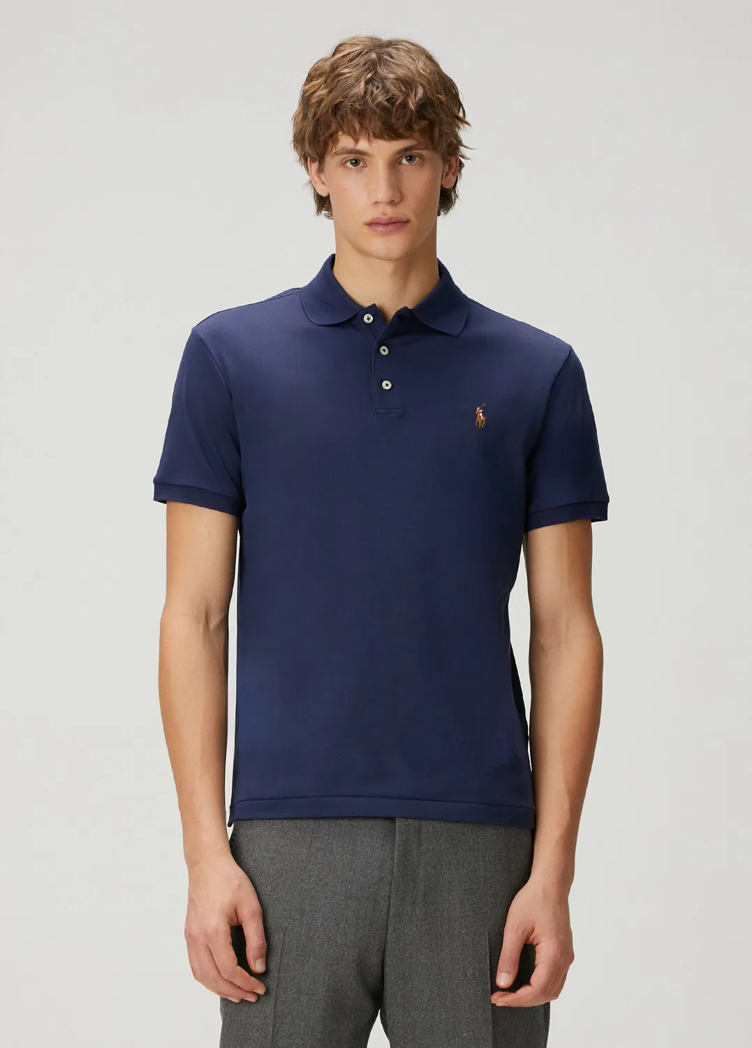 Поло Slim Fit Polo Ralph Lauren, lacivert