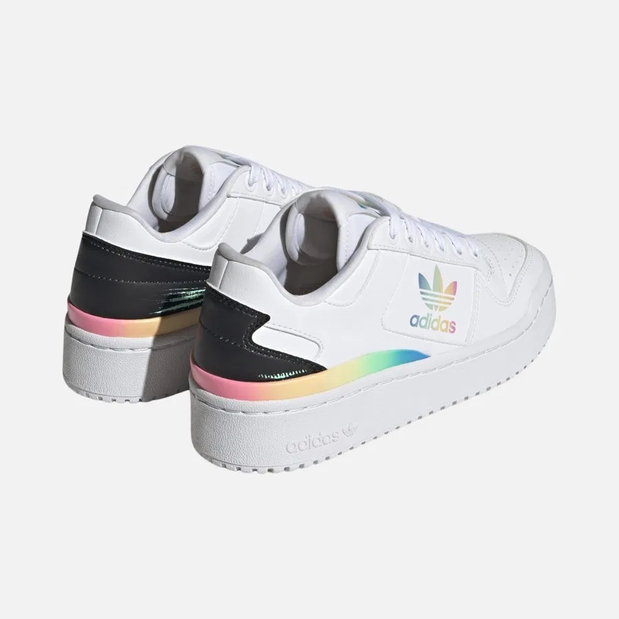 Кроссовки спортивные с радужным принтом Sportswear Forum Bold 'Rainbow' (GS) adidas, Белый — фото 3