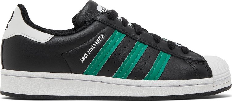 

Кроссовки Adidas Abby Dahlkemper x Wmns Superstar 'Black Bold Green', черный