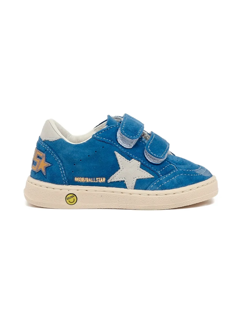 

Кроссовки Ball Star с ремешками на липучке Golden Goose Kids, синий