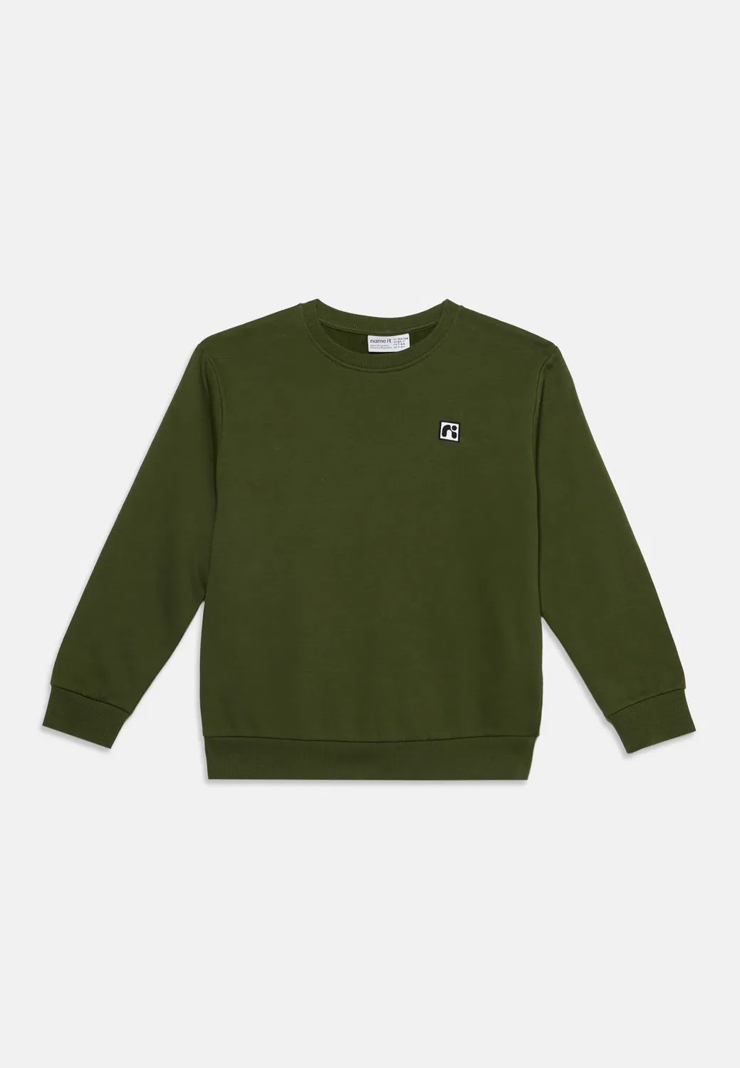 Nkmflo - толстовка Name It, Rifle Green — фото 3