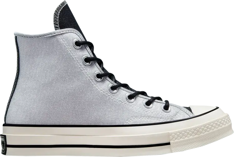 Кроссовки Converse Wmns Chuck 70 High Icy Shine - Silver, серебряный